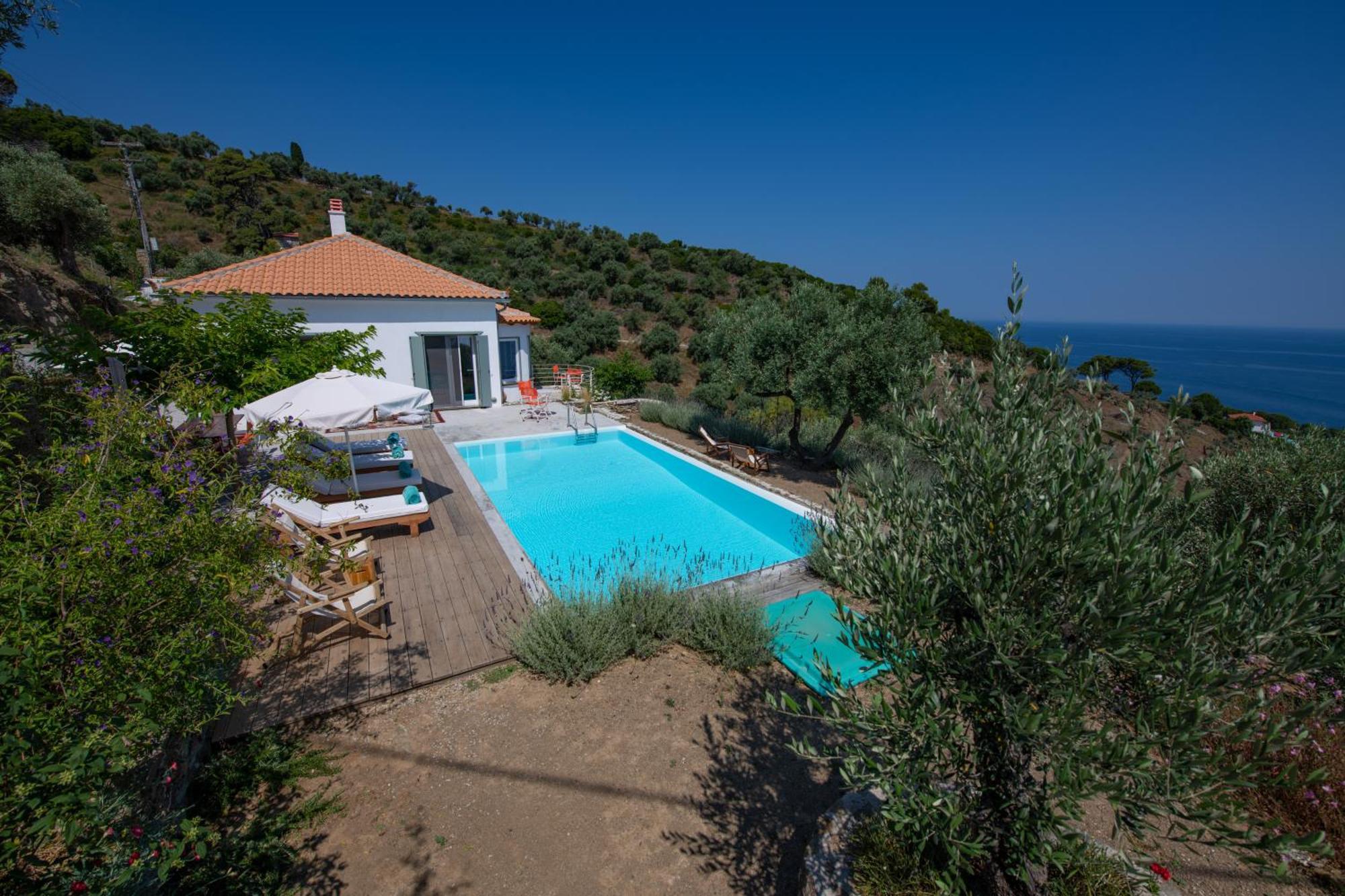 Avgi Villa Glossa Bagian luar foto