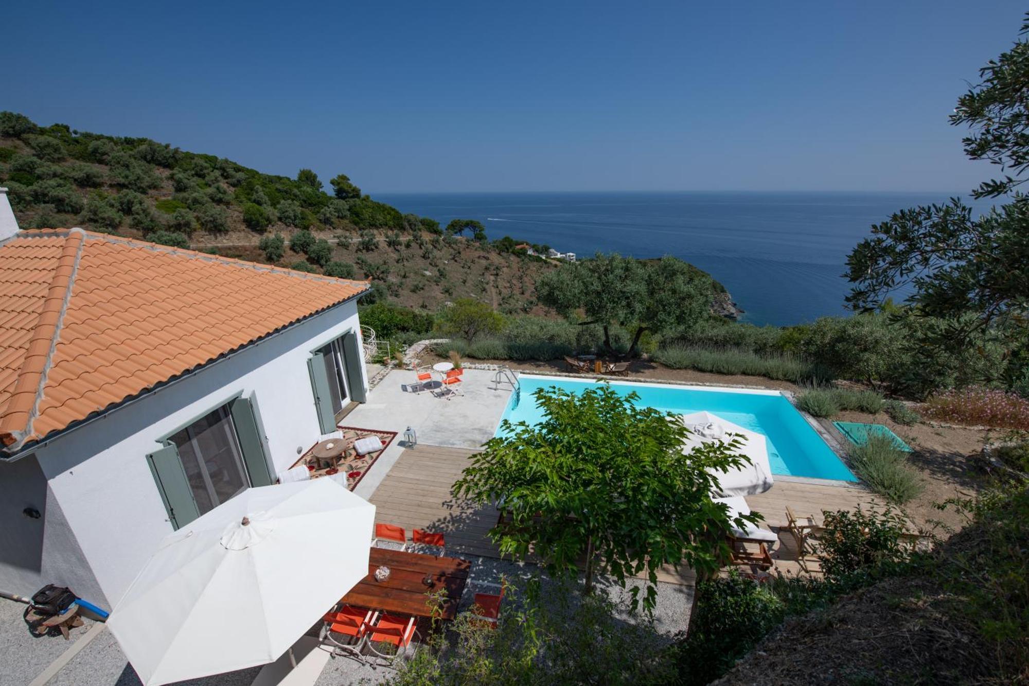 Avgi Villa Glossa Bagian luar foto