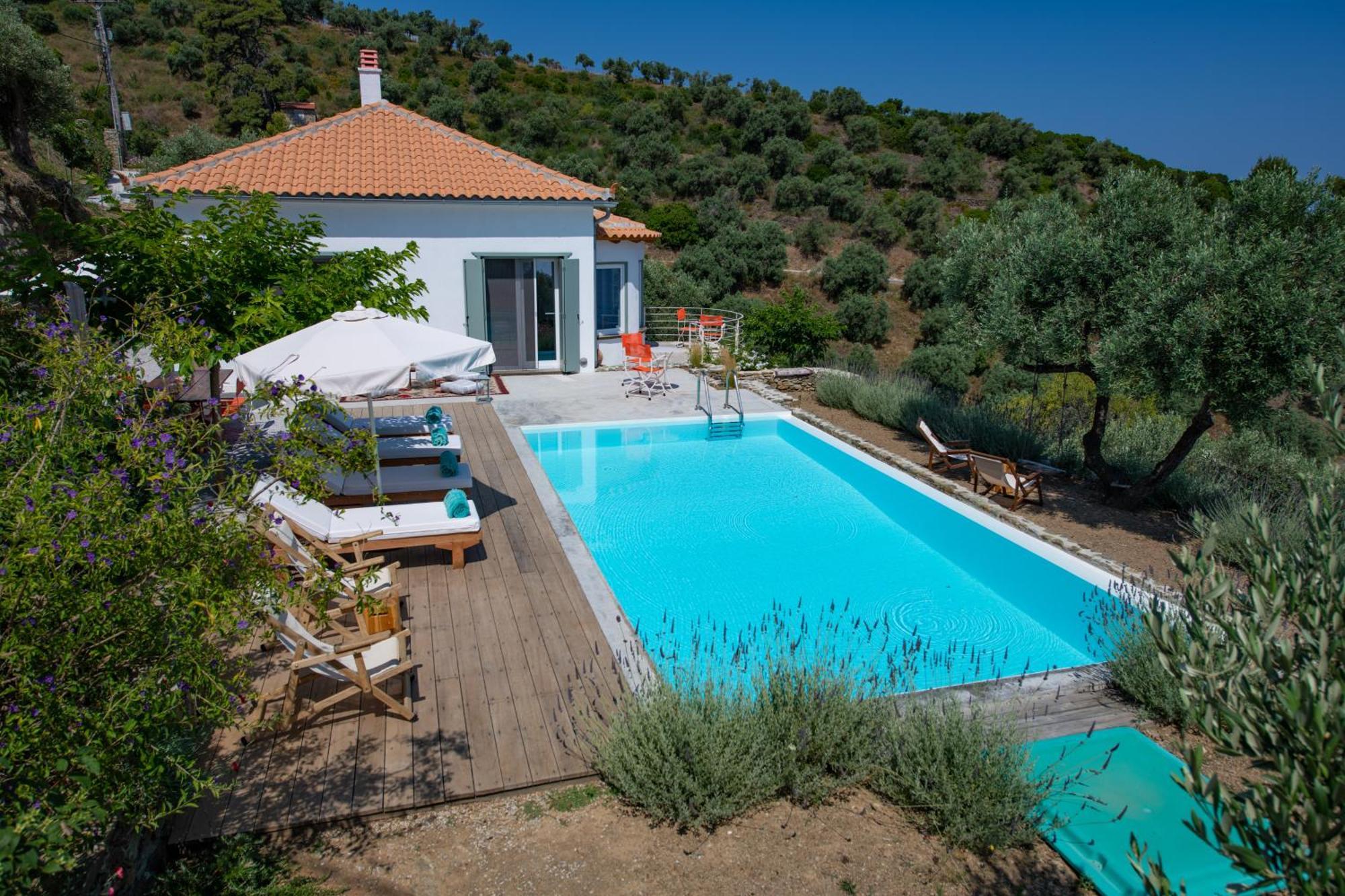 Avgi Villa Glossa Bagian luar foto