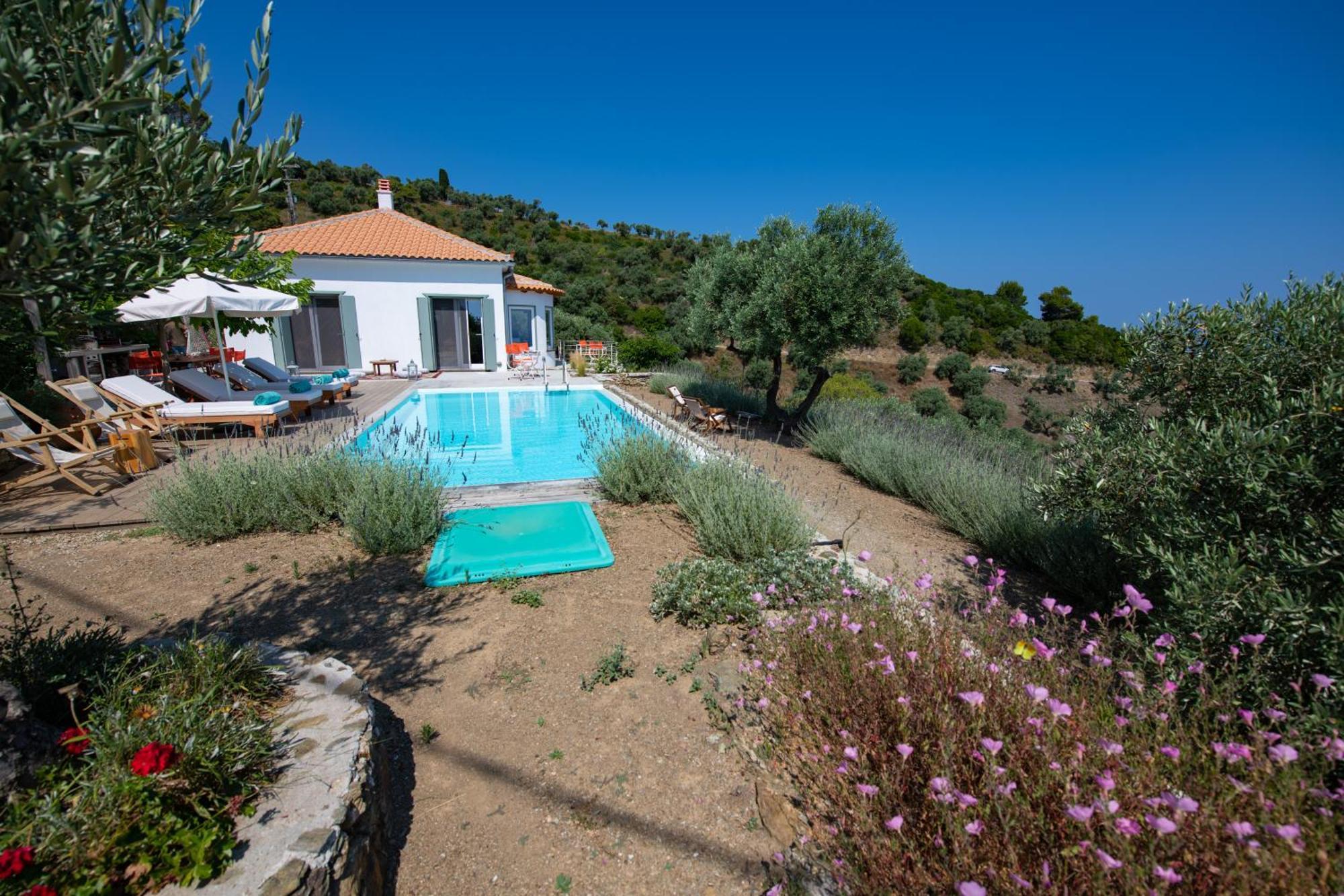 Avgi Villa Glossa Bagian luar foto